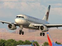 N828AW @ KLAS - US Airways - 'Retro' / Airbus Industrie A319-132 - by Brad Campbell