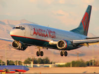 N307AW @ KLAS - America West Airlines / 1990 Boeing 737-3G7