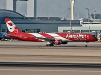 N908AW @ KLAS - America West Airlines - 'Arizona Cardinals' / 1989 Boeing 757-2G7 - by Brad Campbell