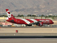 N908AW @ KLAS - America West Airlines - 'Arizona Cardinals' / 1989 Boeing 757-2G7