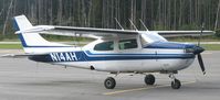 N14AH @ FFA - Cessna 210L Centurion, c/n 21060630, Parked at First Flight Airport, Kitty Hawk, NC - by Timothy Aanerud