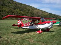 N613KB @ 64I - American Champion at Lee Bottom Flying Field - by Wil Goering