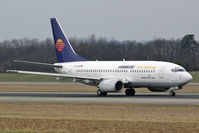 D-AHIC @ BSL - Hamburg International departing on runway 16 - by eap_spotter
