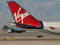 G-VXLG @ KLAS - Virgin Atlantic - 'Ruby Tuesday' / 1998 Boeing Company 747-41R - by Brad Campbell