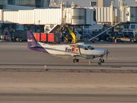 N844FE @ KLAS - Federal Express - 'FedEx' / 1989 Cessna 208B - (Super Cargomaster) - by Brad Campbell