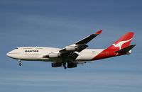 VH-OJK @ LHR - VH-OJK  Boeding 747-438  Qantas - by Mark Giddens