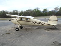 N76646 @ AJO - 1946 Cessna 120 @ Corona Municipal Airport, CA - by Steve Nation