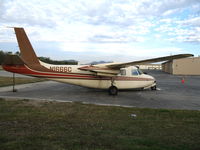 N1666C @ AJO - Rudderless and sans engines 1961 Aero Commander 680-F @ Corona Municipal Airport, CA - by Steve Nation