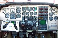 N91HV - 1969 Beechcraft Baron D55 Panel - by Unknown