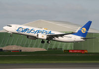 5B-DBU @ EGCC - Eurocypria 737 - by Kevin Murphy
