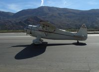 N5524N @ SZP - 1943 Howard DGA-15P 'Mr. Hooligan', P&W R985 450 Hp, taxi to hangar - by Doug Robertson