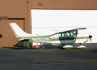 N4521M @ PAO - Early morning sun bathes 1963 Cessna 182G @ Palo Alto Airport, CA - by Steve Nation