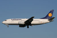 D-ABEF @ LHR - D-ABEF Boeing 737-330 Lufthansa - by Mark Giddens