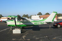 N8375Z @ PAO - 1963 Cessna 210 @ Palo Alto Airport, CA - by Steve Nation