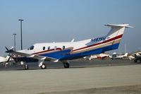 N567FH @ PAO - Island Air (Kalispell, MT) 2004 Pilatus PC-12/45 visiting @ Palo Alto Airport, CA - by Steve Nation