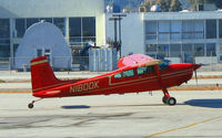 N180DK @ PAO - Beautiful red & gold 1974 Cessna 180 taxying @ Palo Alto Airport, CA