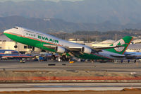 B-16411 @ LAX - EVA Air B-16411 (FLT EVA11) departing RWY 25R enroute to Chiang Kai Shek Int'l (RCTP). - by Dean Heald
