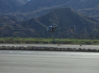 N8503F @ SZP - 1965 Bell 47G-4, Lycoming VO-540 305 Hp, hover approach over SZP's Helipad for landing - by Doug Robertson