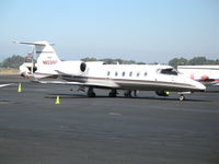 N603SC @ SQL - Wells Fargo Bank leased (to whom?) 1996 Learjet 60 @ Hayward Municipal Airport, CA - by Steve Nation