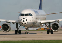 D-AILI @ EGCC - Soccer nose - by Kevin Murphy
