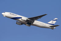 4X-ECC @ LAX - EL AL Israel Airlines 4X-ECC (FLT ELY6) climbing out from RWY 24L enroute to Ben Gurion (LLBG) - Tel Aviv.