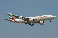 A6-ERE @ ZRH - Emirates A340-500