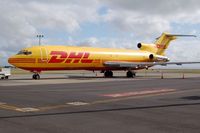 VH-DHE @ AKL - While increasingly rare in passenger services, the good old B 727 is still abundant in cargo services, such as this DHL example spotted in Auckland - by Micha Lueck