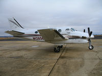 N128SB @ PRB - Digger Pine Enterprises 1997 Raytheon King Air C90A parked @ Paso Robles Municipal Airport, CA - by Steve Nation