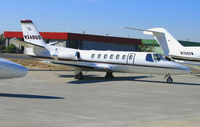 N348QS @ SMF - NetJets 1996 Cessna 560 @ Sacramento Metro Airport, CA - by Steve Nation