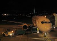 ZK-NGJ @ WLG - A short stop in Wellington on the evening flight from Auckland to Dunedin - by Micha Lueck