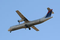 N643AS @ ATL - On final for Runway 9R - by Michael Martin