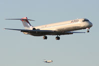 N923DL @ ATL - On final for Runway 9R - by Michael Martin