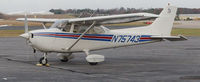 N75743 @ DAN - 1976 Cessna 172N in Danville Va. - by Richard T Davis