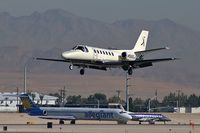 N560CJ @ KLAS - Spyglass Entertainment Group Inc. - Santa Monica, California / 1990 Cessna 560 - by Brad Campbell