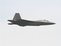03-4054 @ BKL - F-22 Performing at Cleveland - by Florida Metal