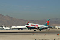 N307AW @ KLAS - America West Airlines / 1990 Boeing 737-3G7