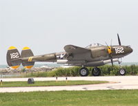 N138AM @ BKL - P-38 Lightning - by Florida Metal