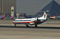 N849AE @ KLAS - American Eagle Airlines / 2003 Embraer EMB-135KL