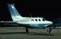 OE-KAP @ SCN - Piper PA-46-350P Malibu Mirage by night - by Volker Hilpert