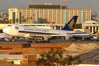 9V-SFM @ LAX - Singapore Airlines Cargo 9V-SFM (FLT SQC7985) departing RWY 25R enroute to Incheon Int'l (RKSI) - Seoul, South Korea.
