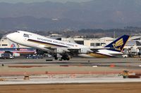9V-SFN @ LAX - Singapore Airlines Cargo 9V-SFN (FLT SQC7967) departing RWY 25R enroute to Chiang Kai Shek Int'l (RCTP).