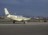 N9875C @ CMA - 1983 Cessna T303 CRUSADER, two Continental TSIO-520-AE 250 Hp, taxi - by Doug Robertson