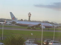 UNKNOWN @ EGLL - American Airlines B-777 on take off roll runway 27R, Heathrow - by John J. Boling