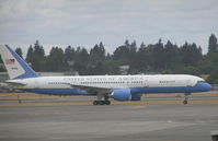 98-0001 @ KSEA - USAF SAM B-757 taxi at Seatac Airport. - by John J. Boling