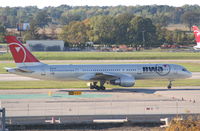 N527US @ DTW - Northwest 757 - by Florida Metal