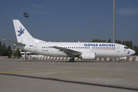 OM-AAE @ BTS - Slovak Airlines Boeing 737-300 - by Yakfreak - VAP
