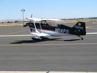 N114PS @ PRB - Shown taxying in after airshow routine, Pitts S2B LLC 1998 Aviat Aircraft S-2C Tsunami from King City @ Paso Robles, CA - by Steve Nation