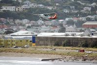 ZK-ENT @ WLG - Climbing out of Wellington - by Micha Lueck