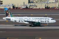 N931FR @ PHX - Frontier Airlines N931FR - Black Bear Cub Jo-Jo - (FLT FFT856) taxiing for departure to Denver Int'l (KDEN). - by Dean Heald