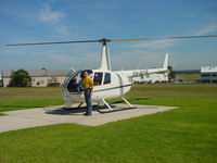 VH-WYR @ YBSK - Vic Lorusso in front of ATN Chopper VH-WYR